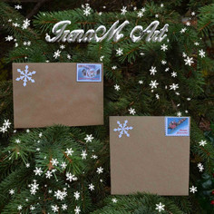 Ръчно изработени изделия от хартия плик за писмо Коледни празници