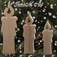 Ръчно изработени изделия от дърво Сувенир  Свещи натурални