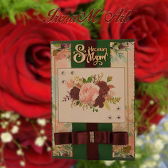 Ръчно изработена картичка Букет от рози