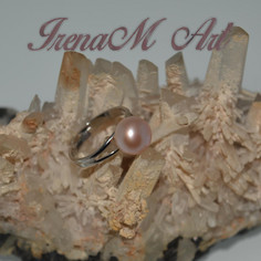 Сладководни култивирани естествени перли Пръстен лилава перла